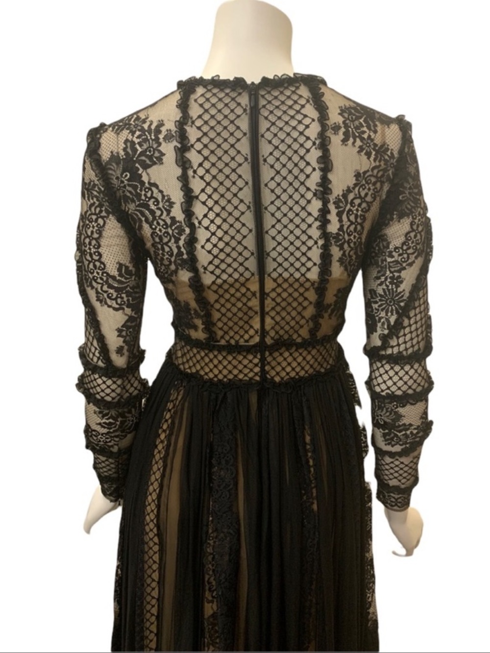 ZUHAIR MURAD silk & lace maxi dress - Picture 13 of 14